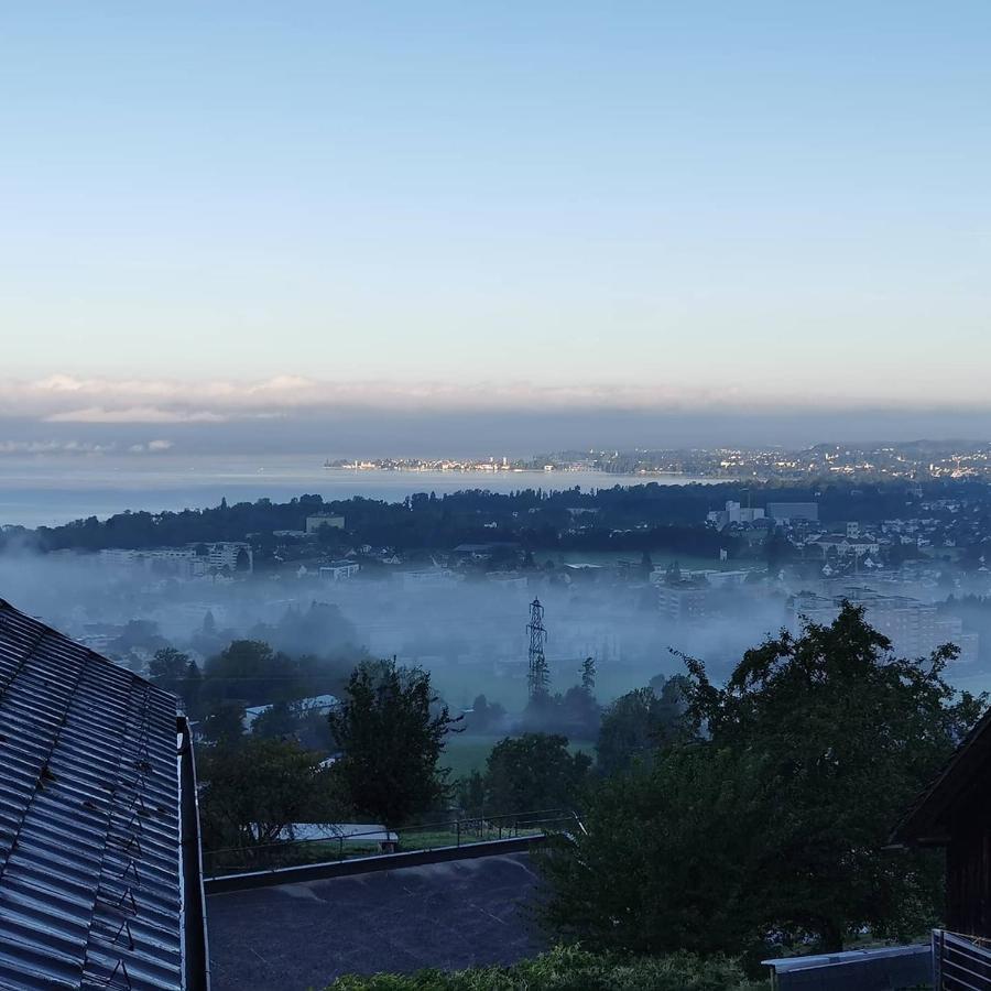 Bauernhaus Am Pfaenderhang Mit Seeblick Lochau Dış mekan fotoğraf